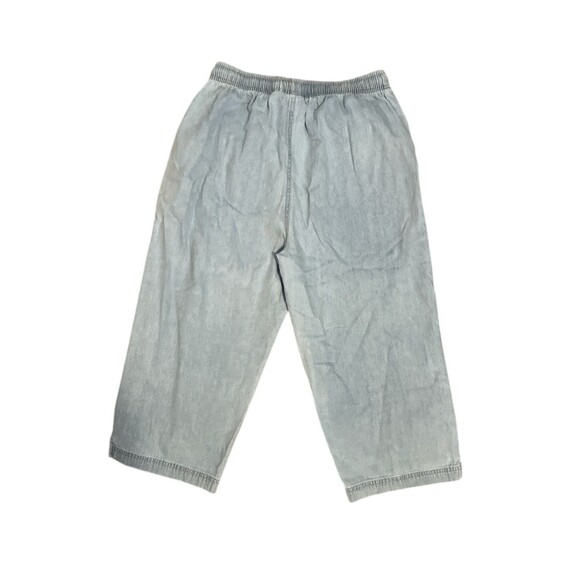 029-015 Kim Rogers Womens Size PS‎ S Petite Elastic Waist Blue Capri Inseam - Picture 5 of 5